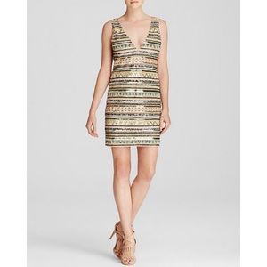 Alice + Olivia Beaded Mini Dress, Size 4